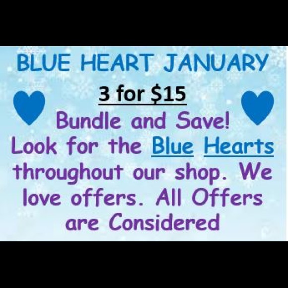 💙3/$15💙 Blue January Sale! - Picture 1 of 1